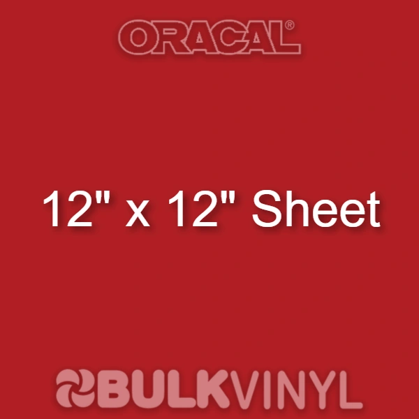 ORACAL 651 Vinyl Matte Red (031M)12″ x 12″ –
