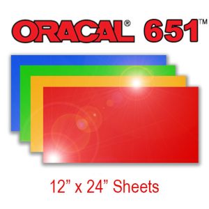 ORACAL 651 12" x 24" Sheets